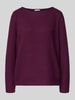 Tom Tailor Regular fit sweatshirt met viscose Bordeaux