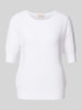 FREE/QUENT Gebreide pullover met 1/2-mouwen, model 'Dodo' Offwhite