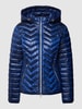 Betty Barclay Gewatteerd jack met capuchon en ritszakken Donkerblauw