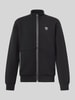 EA7 Emporio Armani Regular fit sweatjack met viscose, model 'Train' Zwart