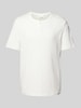 s.Oliver RED LABEL T-shirt met structuurmotief Offwhite