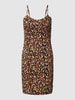 Tom Tailor Denim Sukienka mini z kwiatowym wzorem Mocnoróżowy