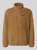 Columbia Regular Fit Fleecejacke mit Logo-Patch Camel