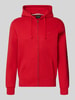 Superdry bluza rozpinana o kroju regular fit z mieszanki bawełny z detalem z logo Czerwony