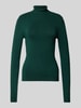 Vero Moda Slim coltrui van viscosemix, model 'GLORY' Flessengroen
