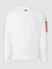 Alpha Industries Sweatshirt met mouwzak Wit