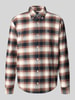 MCNEAL Regular Fit Freizeithemd mit Button-Down-Kragen Dunkelblau