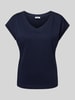 Esprit T-shirt met kapmouwen Marineblauw