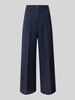 Weekend Max Mara Loose Fit Weite Hose aus reiner Schurwolle Modell 'VISIVO' Marine