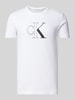 Calvin Klein Jeans T-shirt z nadrukiem z logo Biały