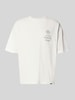 Don´t Waste Culture T-Shirt mit Label-Print Modell 'Aradia' Offwhite