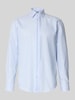 Christian Berg Men Regular Fit Business-Hemd mit Kentkragen Bleu
