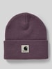 Carhartt Work In Progress Czapka beanie z detalem z logo model ‘Ashley’ Lawendowy