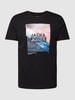 Jack & Jones T-Shirt mit Rundhalsausschnitt Modell 'TRESOR' Schwarz