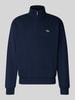 Lacoste Regular Fit Troyer aus Baumwoll-Mix ' Dunkelblau