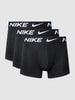 Nike Trunks mit elastischem Logo-Bund im 3er-Pack Black