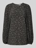 Jake*s Casual Blouseshirt met ronde hals Donkergrijs