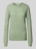 Fransa Gebreide pullover met ronde hals, model 'Rellis' Mintgroen