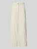 ICHI Wide Leg Cordhose mit Bundfalten Modell 'KATE' Beige