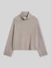 Marc O'Polo Rollkragenpullover mit überschnittenen Schultern Taupe