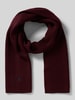 Polo Ralph Lauren Sjaal met labelstitching Bordeaux