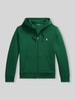 Polo Ralph Lauren Bluza rozpinana o kroju regular fit z mieszanki bawełny Ciemnozielony