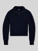 Polo Ralph Lauren Troyer o kroju relaxed fit z czystej bawełny Granatowy