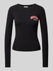 Review Longsleeve mit Rundhalsausschnitt Black