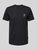 Blend T-Shirt mit Motiv- und Statement-Stitching Modell 'JANUS' Black