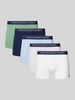 Polo Ralph Lauren Underwear Trunks mit elastischem Label-Bund im 5er-Pack Flieder