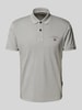 Napapijri Regular Fit Poloshirt mit Label-Stitching Modell 'elbas' Stein