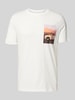 s.Oliver RED LABEL Regular fit T-shirt van puur katoen Wit