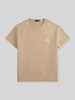 Polo Ralph Lauren relaxed fit T-shirt van puur katoen met gestikt logo Beige