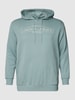 Jack & Jones Plus PLUS SIZE hoodie met labelprint Rookblauw