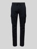 PME Legend Tapered fit cargobroek met tunnelkoord Marineblauw