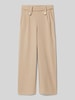 Only Stoffen broek met Franse steekzakken, model 'SANIA' Beige