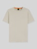 BOSS Orange damski t-shirt o kroju regular fit z czystej bawełny model 'TEGOOD' Beżowy