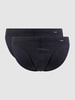 Skiny Slip mit Label-Detail Modell 'ADVANTAGE MEN' Black