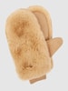 Barts Wanten van imitatiebont, model 'Starmount' Beige