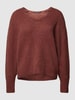 Luisa Cerano Strickpullover mit Alpaka-Anteil Cognac