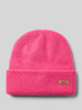 Barts Muts in gebreide look, model 'Witzia' Felroze