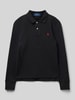 Polo Ralph Lauren Teens Poloshirt met labelstitching Zwart