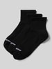 Jack & Jones Sokken met labelprint in een set van 3 paar, model 'LUCA' Zwart