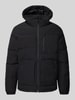 Jack & Jones Steppjacke mit Reißverschlusstaschen Modell 'OTTO' Black