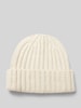 Pieces Beanie mit breitem Umschlag Hellgrau