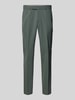 Carl Gross Regular Fit Bundfaltenhose mit Woll-Anteil Modell 'Sendrik' Gruen