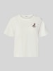 s.Oliver RED LABEL męski t-shirt o kroju regular fit z czystej bawełny Biały