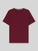 BOSS Regular Fit T-Shirt aus Baumwoll-Mix Modell 'MIX&MATCH' Dunkelrot