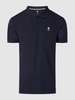 Prince Bowtie Poloshirt aus Piqué Marineblau