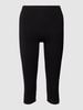 Fransa Leggings mit elastischem Bund Modell 'Zokos' Schwarz